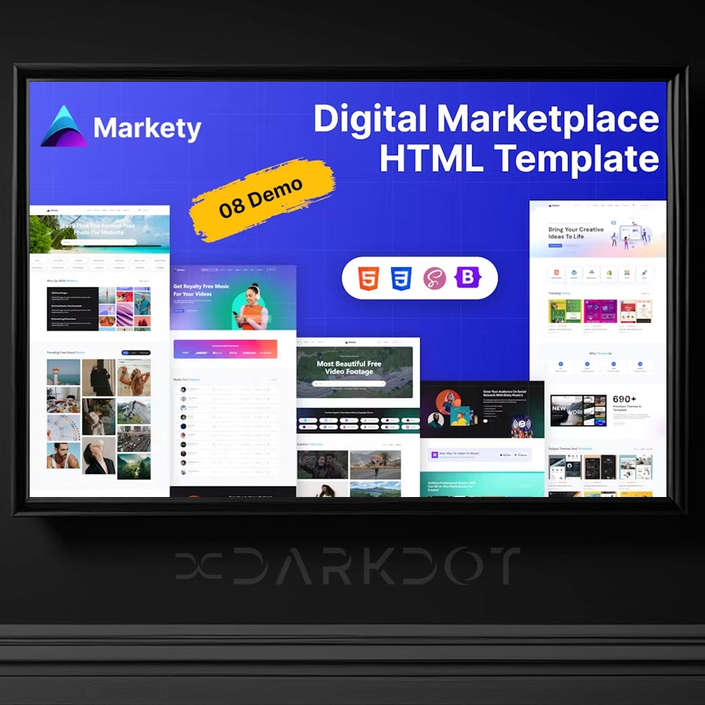 markety dijital urunler alisveris sitesi e ticaret template html sablon theme