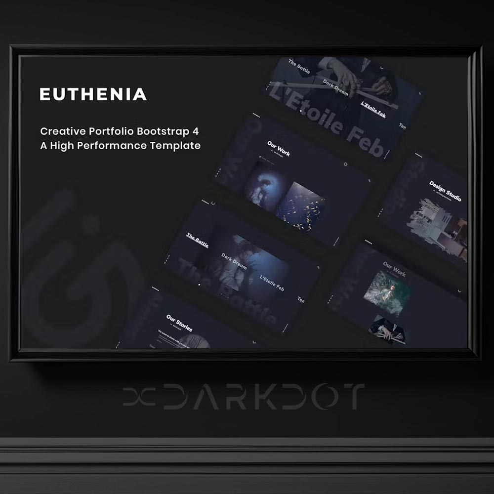 euthenia portfolio kisisel freelance fotografci magaza portfolyo htm template