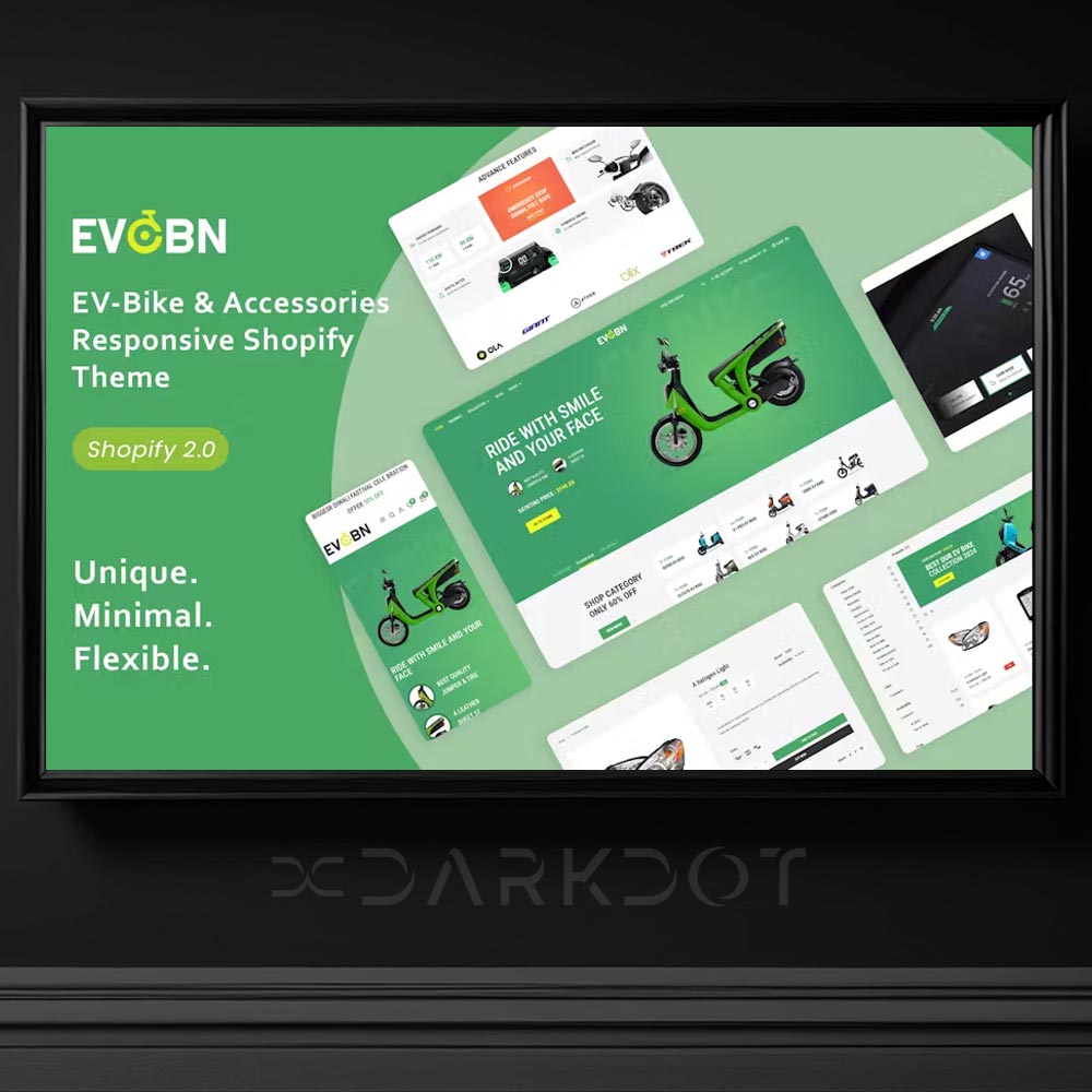 evobn motorsiklet bisiklet aksesuar temali web site html template