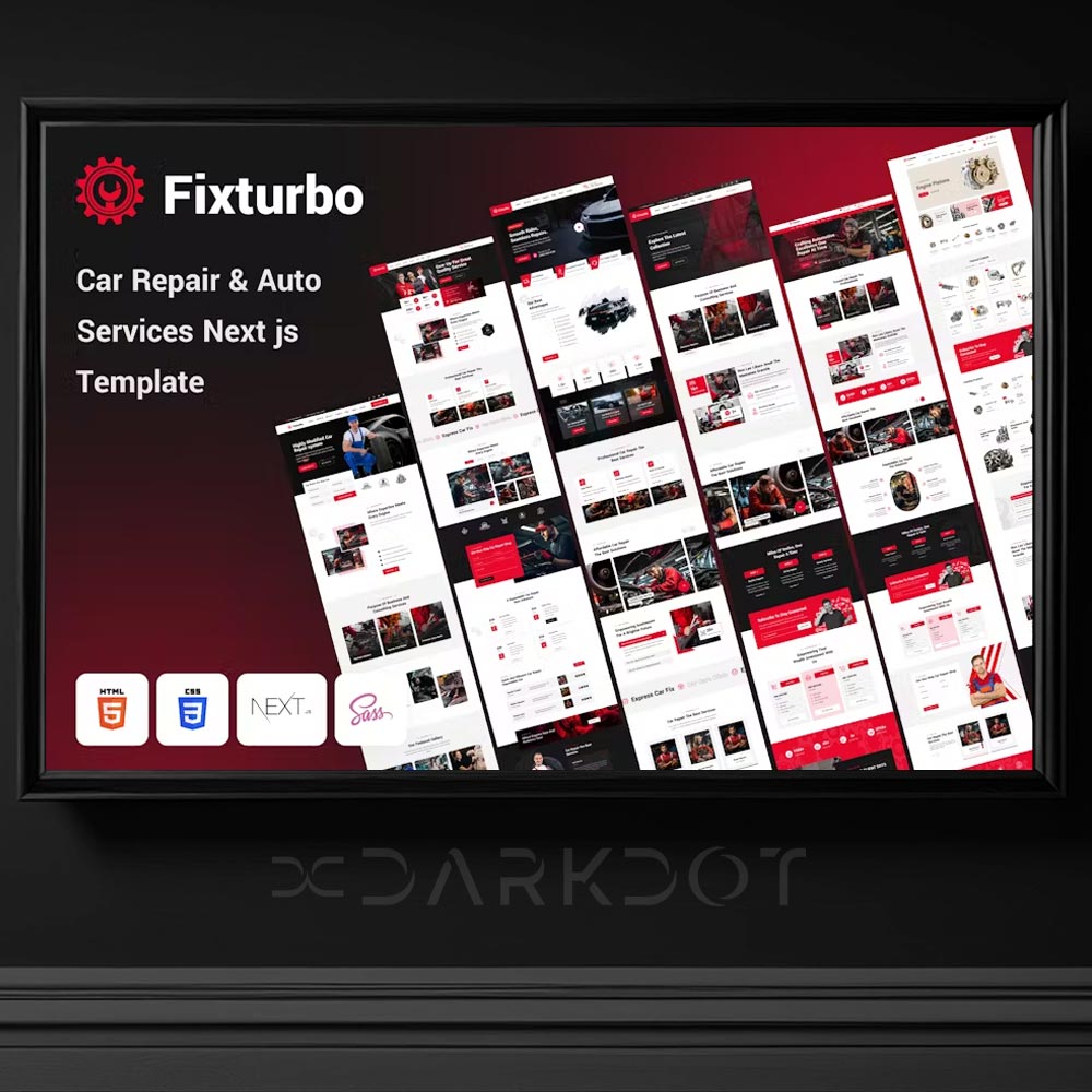 fixturbo car oto arac tamir servis web site template html sablon