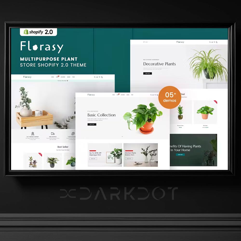 florasy cicekci cicek satis shopify template bitkisel magaza web site sablon