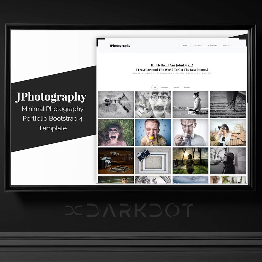 jphotography web site html template fotografci portfolyo web site tasarim