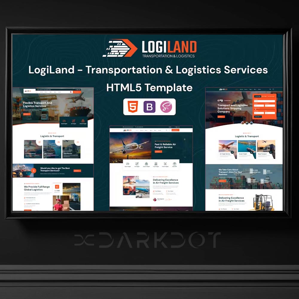 logiland transportation tasimacilik lojistik kurumsal web site html sablon