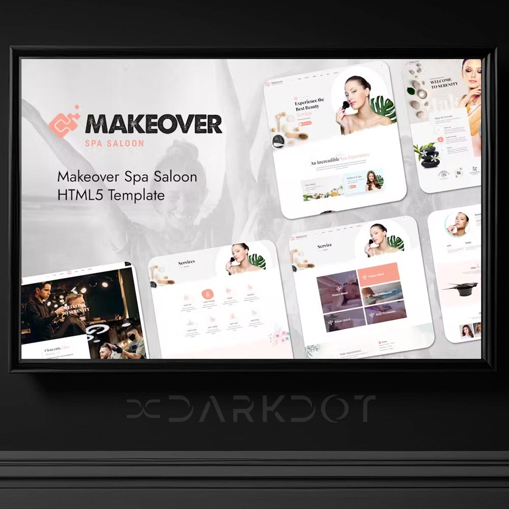 makeover spa saloon spa masaj guzellik merkezi web site hazir tema html