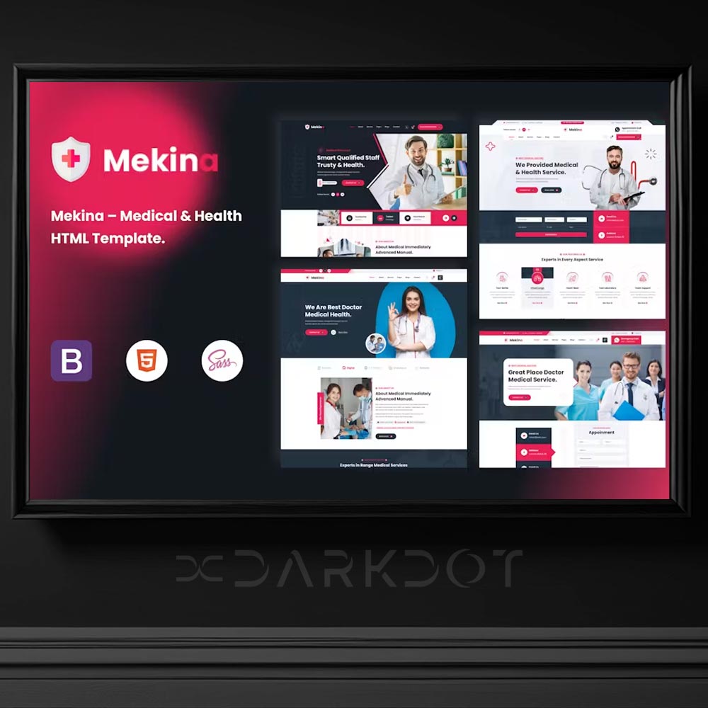 mekina medikal hastane doktor klinik web site tasarim html template