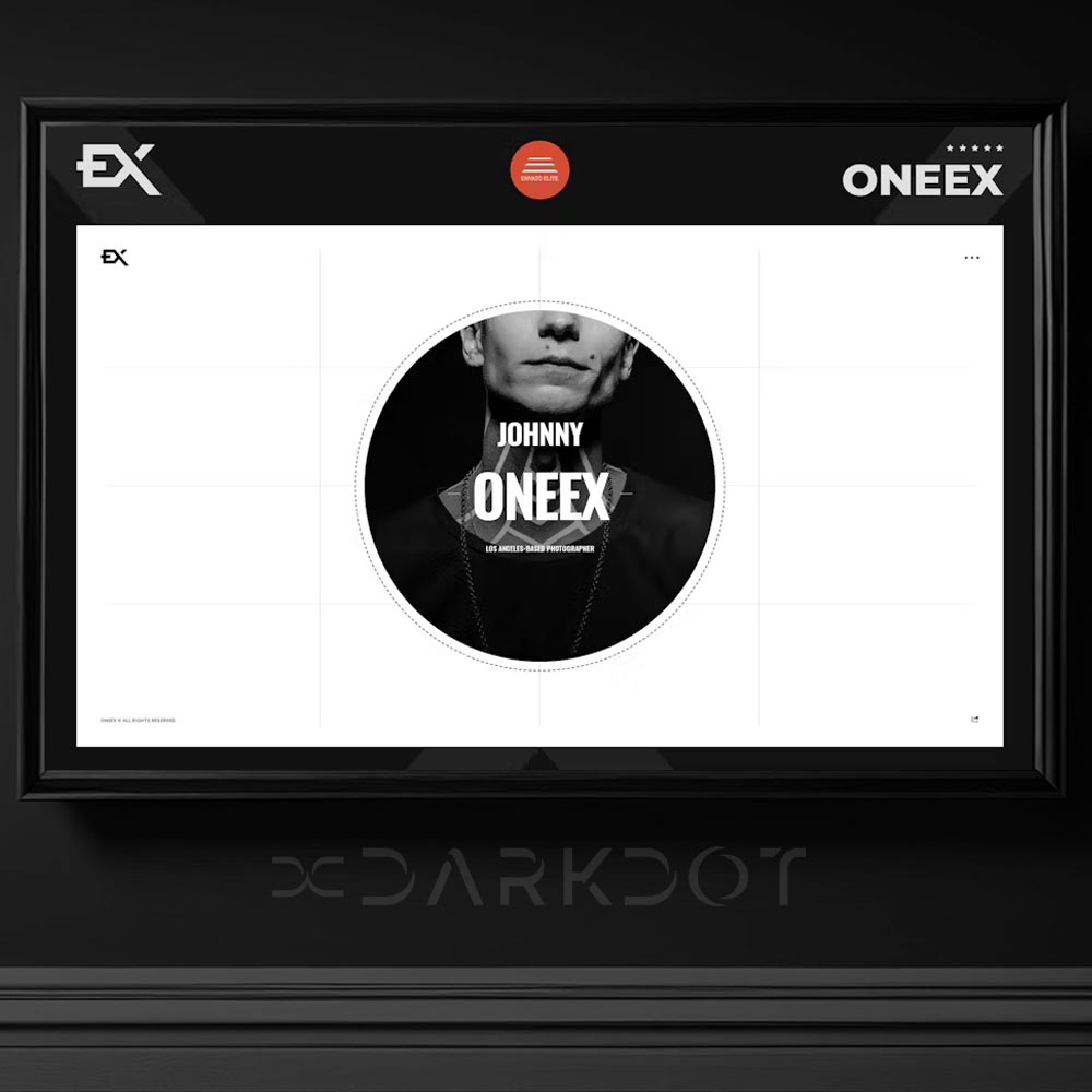 oneex business card vcard cv web site html template modern tasarim