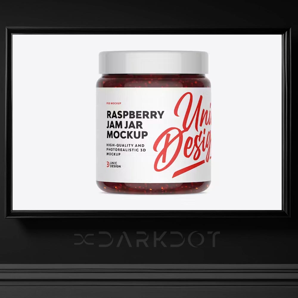 recel cikolata sarelle nutella cam kavanoz mockup etiket psd template