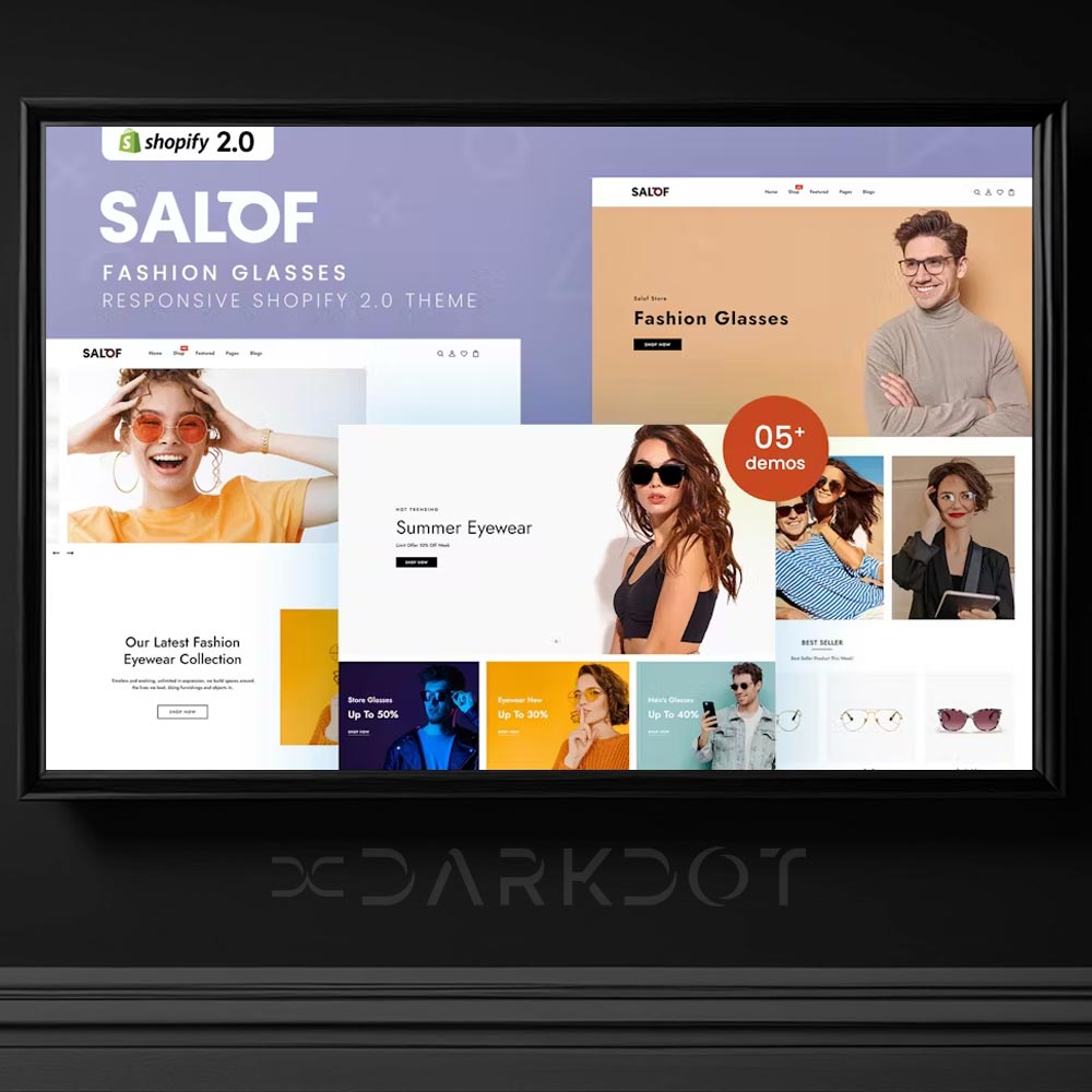 salof fashion glasses shopify html template gozluk modasi magaza sablon