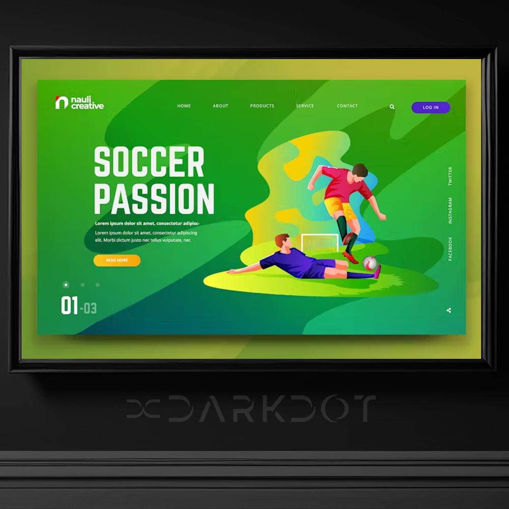 futbol kulubu futbol mac web site illustrasyon cizim banner slayt afis post