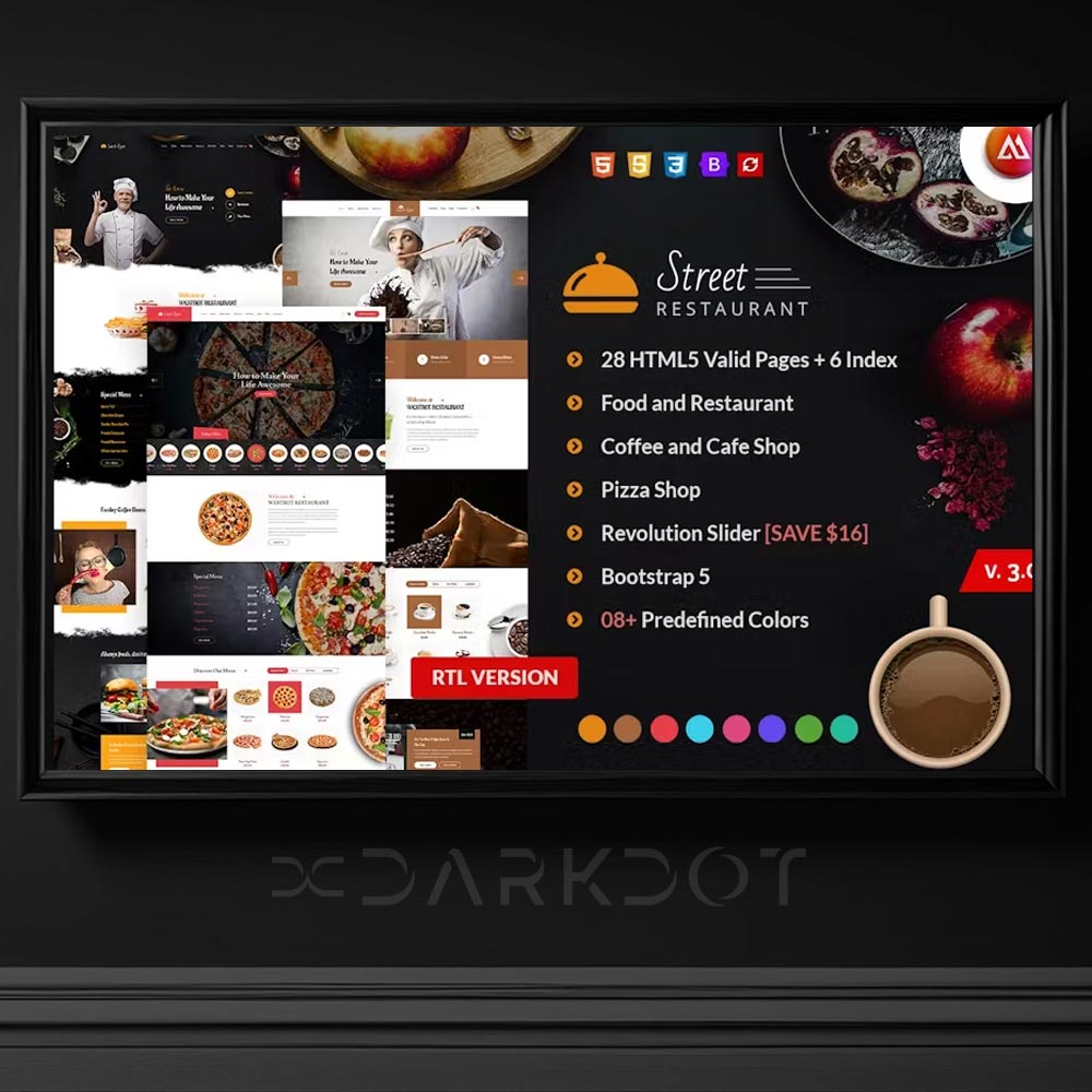 street fast food sokak lezzetleri temali web site html sablon restoran