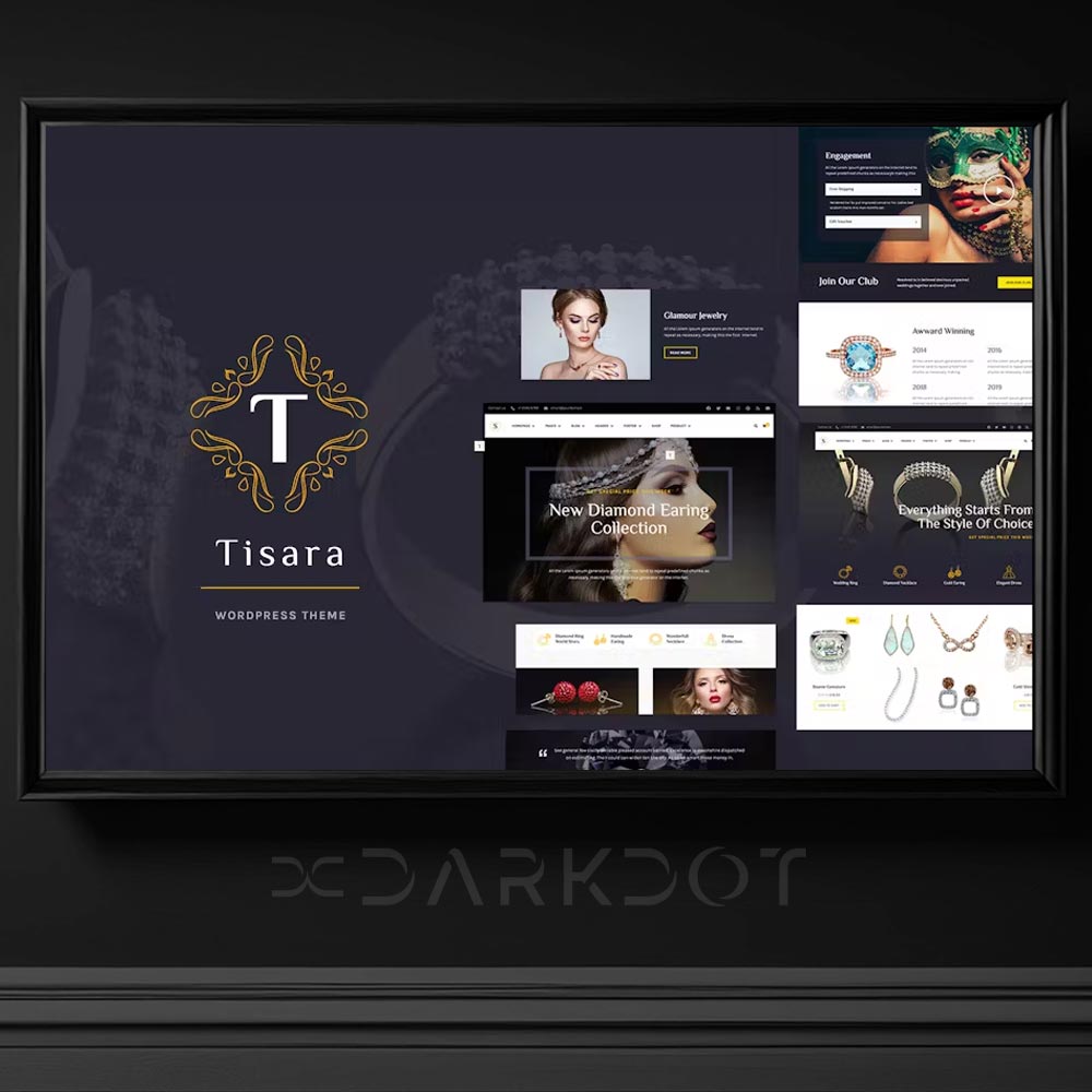 tisara jewelry taki aksesuar wordpress theme alisveris magaza template