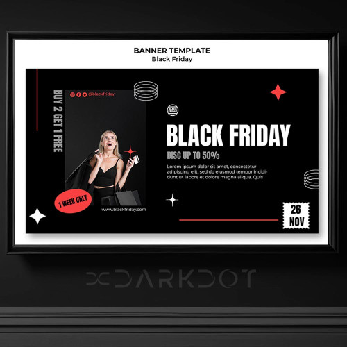 black friday alisveris online magaza kadin temali web site banner slayt