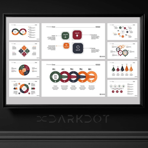 egitim saglik finans alaninda modern infografik tasarim sablonlari slayt