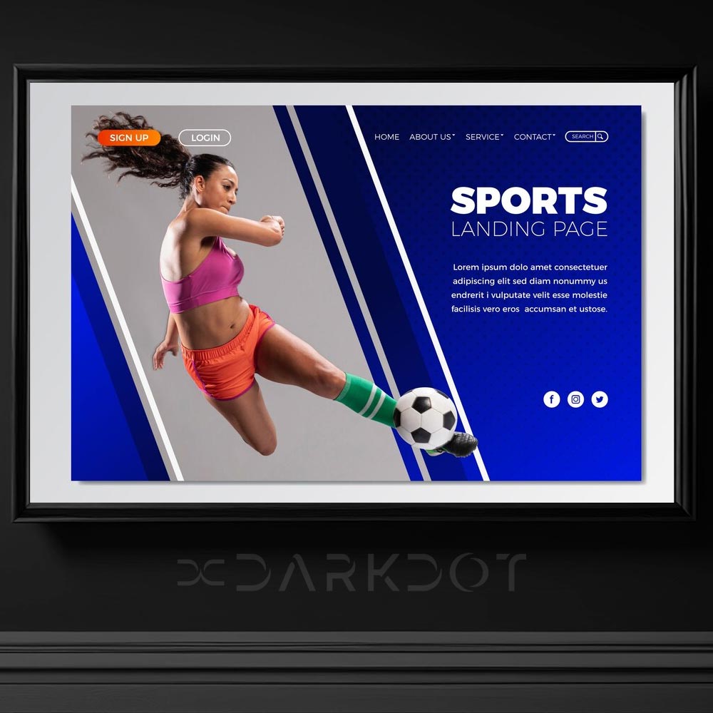 kadin futbolcu web site slayt poster kadin futbol takimi banner afis