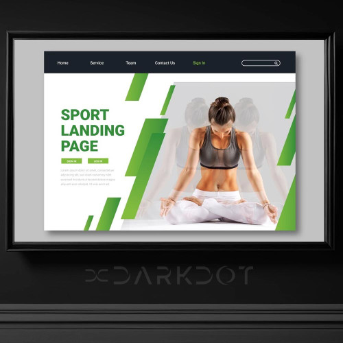 modern gym fitness spor merkezi afis poster tasarimi web slayt