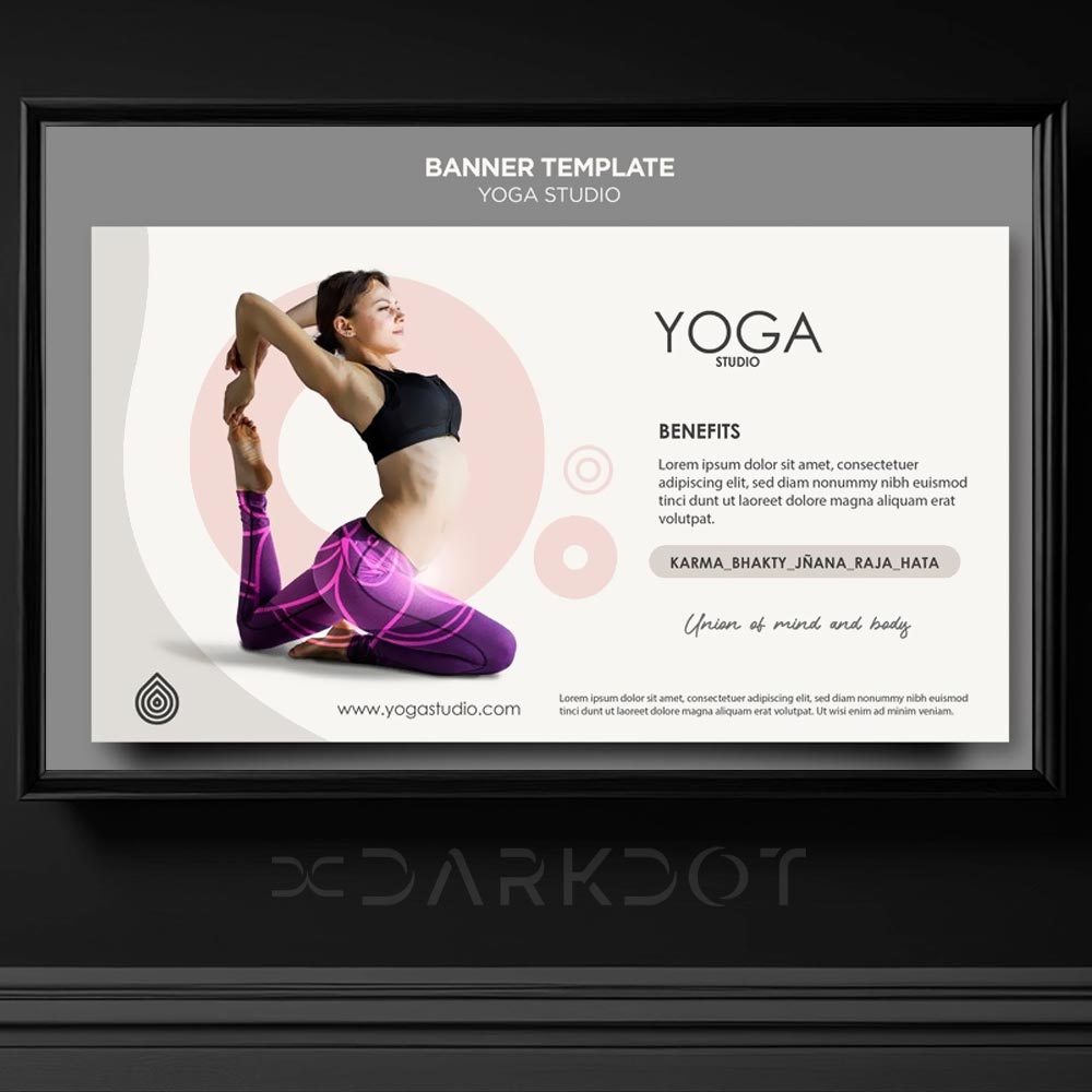 yoga meditasyon kursu web site tasarim banner afis poster tasarim