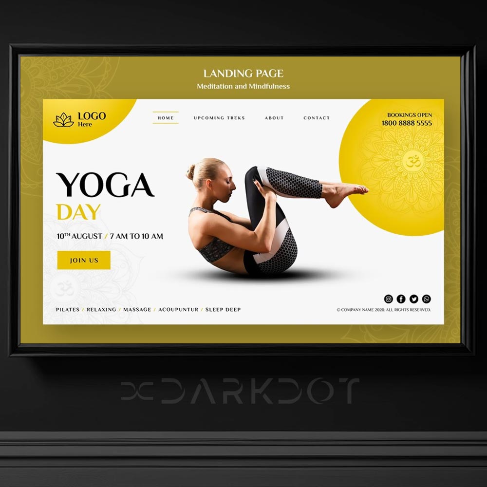 pilates yoga egitim kursu kayit afisi posteri el ilani tasarim template