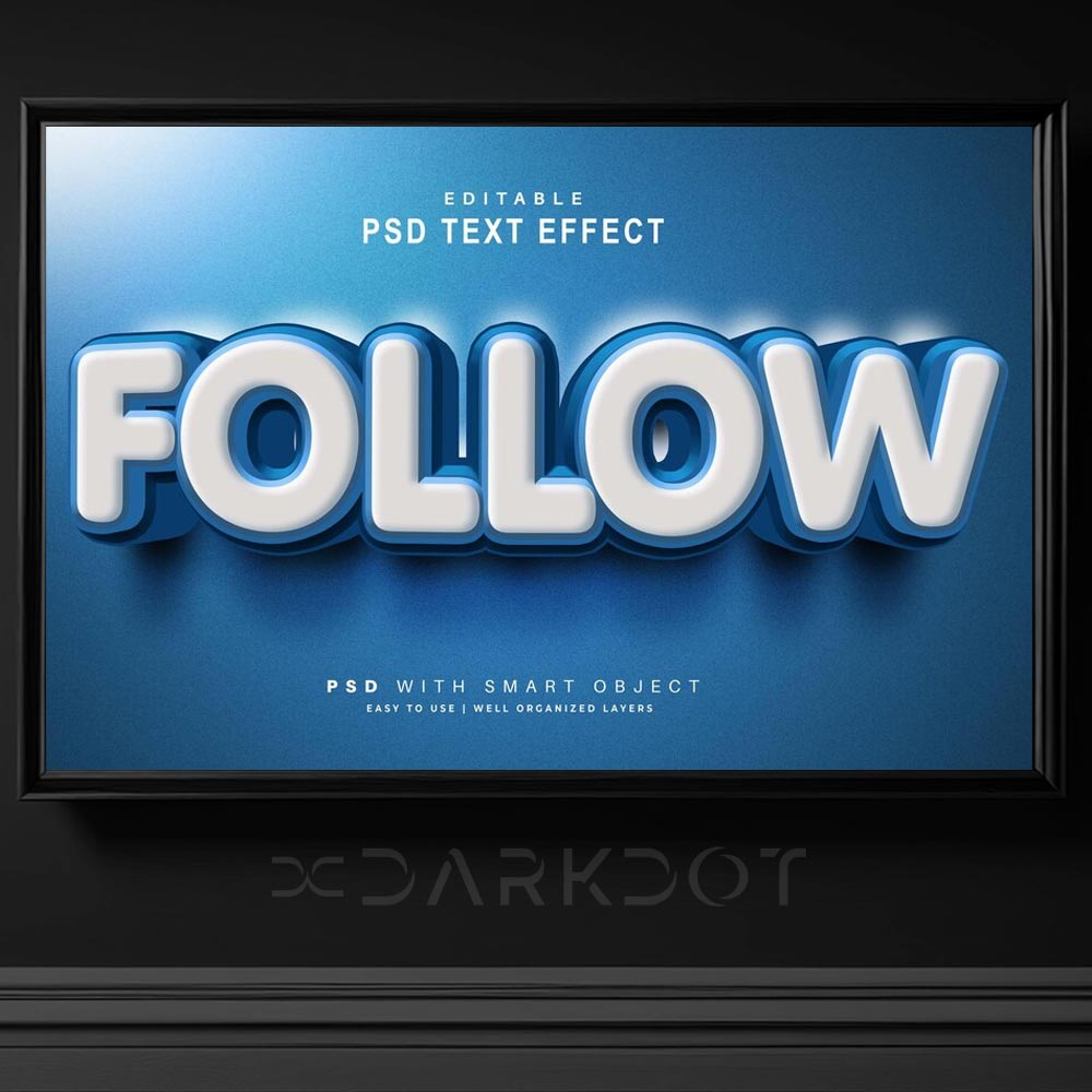 3d cikolata gofret ambalaj yazi efekti 3d text effect psd template