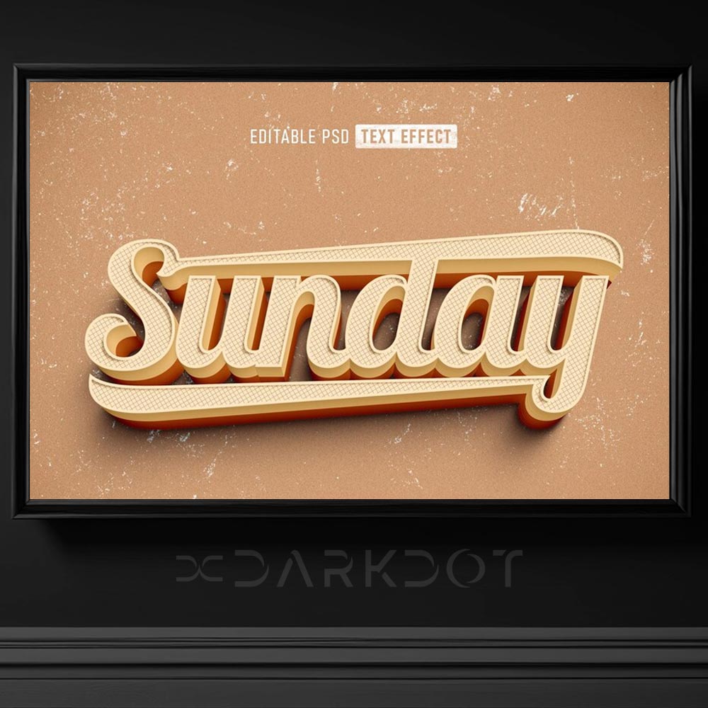 retro vintage film kaset video yazi efekti vintage text effect psd tema