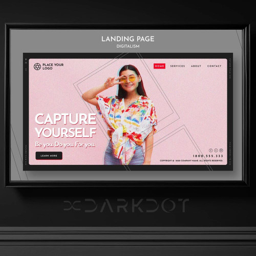 retro vintage film temali kadin moda alisveris web site template psd