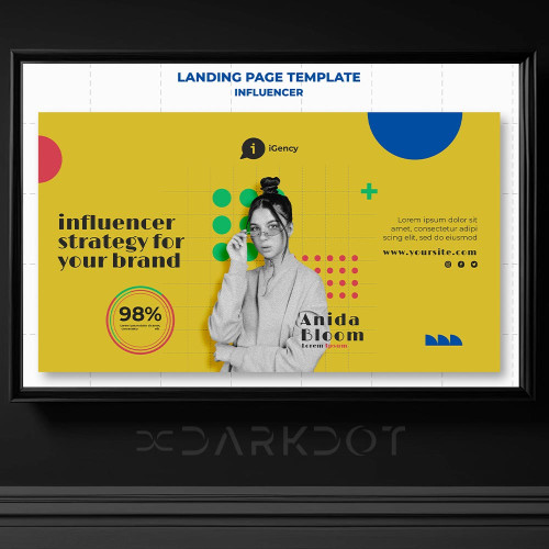 5107 influencer sosyal medya banner instagram post tasarim afis poster