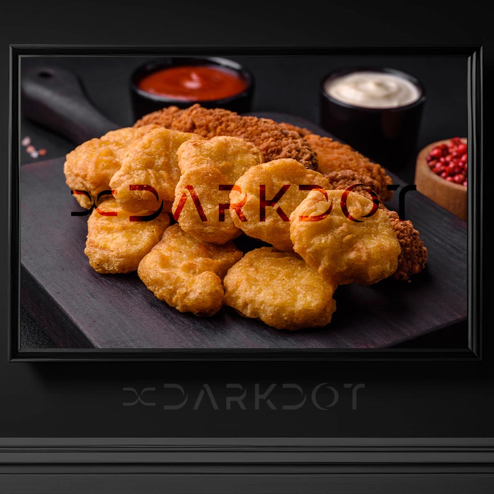 4765 tavuk nuggets izgara citir nuggets ahsap sunum tabakta tavuk