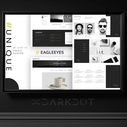 4814 eagle eyes web sablon tek sayfa one page tema html template indir