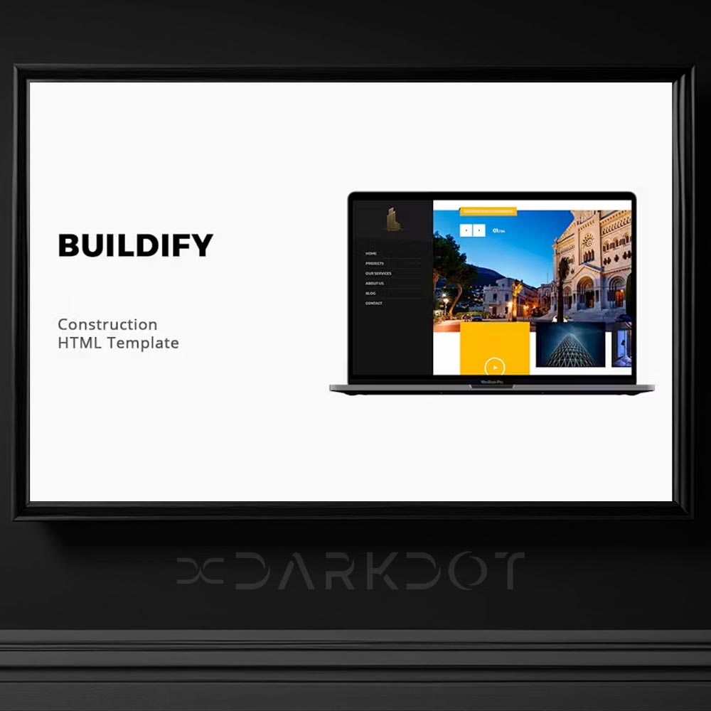 4857 buildify html insaat mimarlik web site sablon html template modern