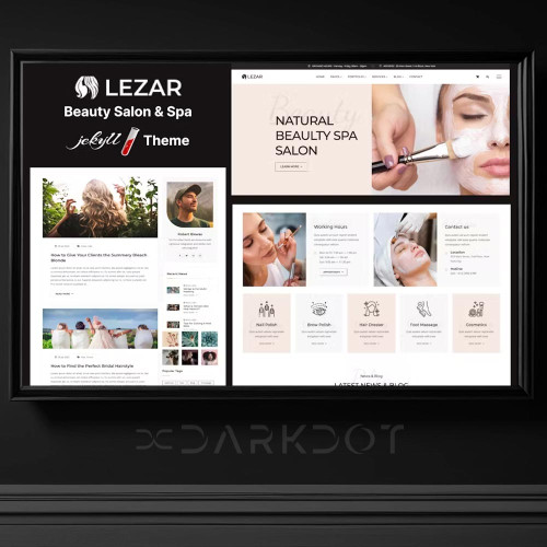 4864 lezar guzellik estetik merkezi html web site tasarim sablon template