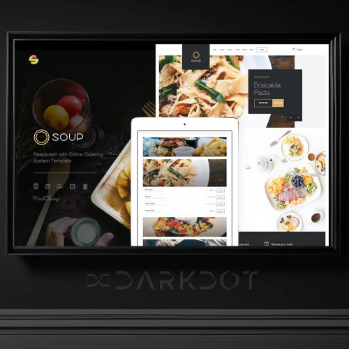 4887 soup kafe restoran yemek web sitesi html web template tasarim