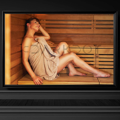 4571 sauna keyfi yapan yari ciplak kadin fotografi masajdan sonra sauna keyfi kadin