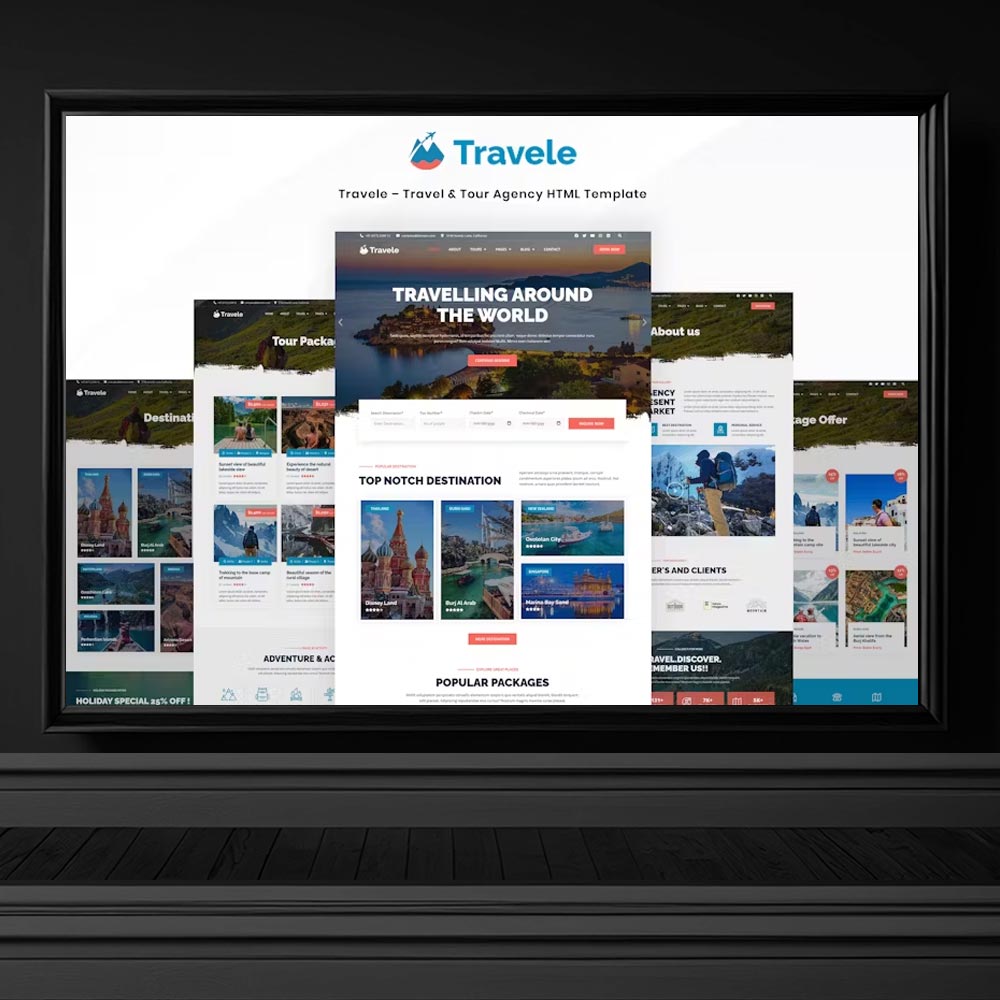 4204 travele turizm seyahat acentasi html5 web site tema indir html web tema indir