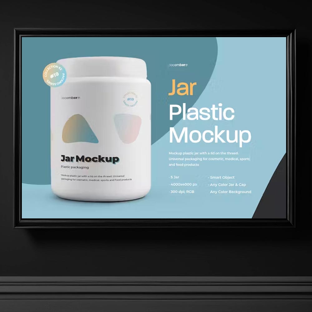 3874 plastik kutu ilac kutusu psd mockup indir buyuk kavanoz psd mockup indir