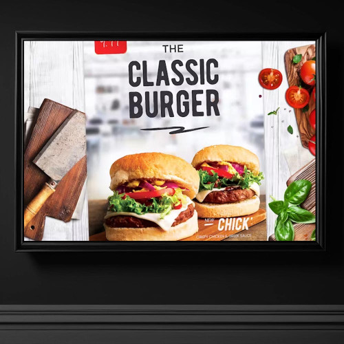 3903 hamburger brosur tasarimi psd mockup hamburger restoran menu tema indir