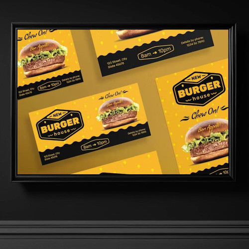 3904 hamburger poster ve brosur tasarimi psd format indir burgerking menu psd