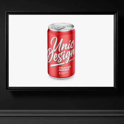 3922 coca cola kutusu tasarimi psd mockup indir kucuk teneke kola kutusu tasarim