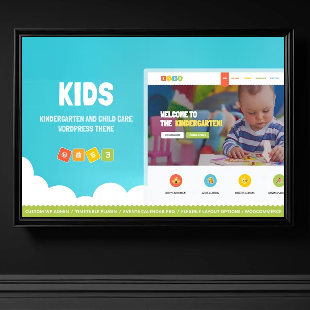 3729 kids day wordpress tema anaokulu cocuk egitimi icin web site wordpress tema