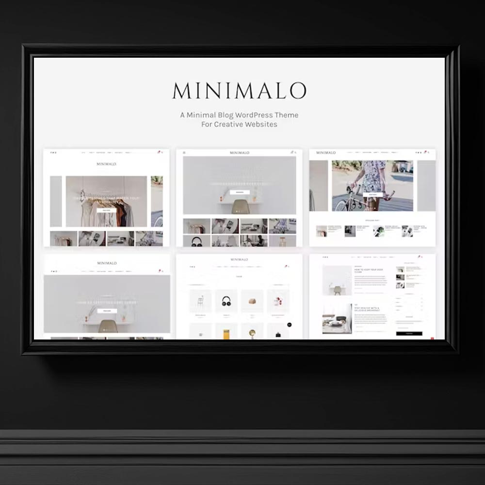 3760 minimalo minimal wordpress tema dergi moda mobilya portfolyo wordpress