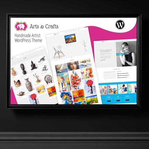 3666 crafts arts wordpress tema moda sanat grafik tasarimcilar icin wordpress tema