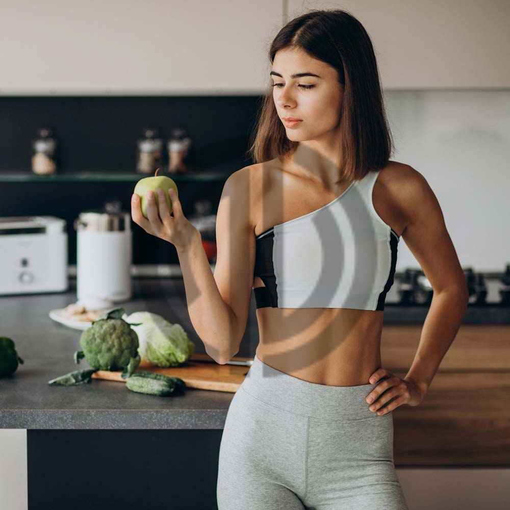 fit kadin vucudu instagram fotograf sportif kadin