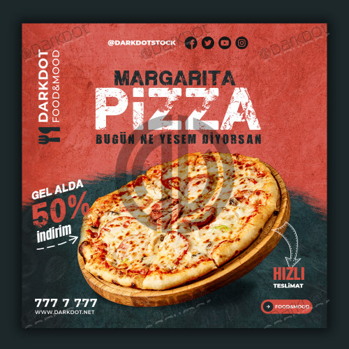 Sosyal Medya Tasarımı Little Caesars Pizza