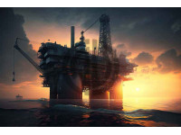 2963 denizde petrol rafineri arama platform fotografi tesis arama gemisi