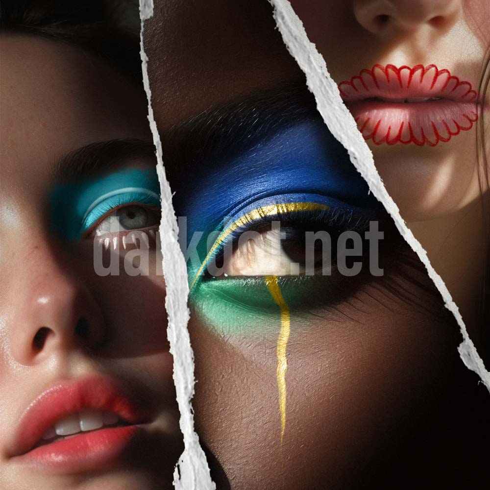 makyajli kadin yuzleri portre fotograf jpg