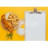 kizarmis tavuk kizarmis patates menu tahtasi