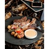 izgara biftek menu fotografi corba garniturler