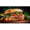 hamburger kofte fotografi sandvic kofte menu