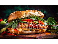 hamburger kofte fotografi sandvic kofte menu