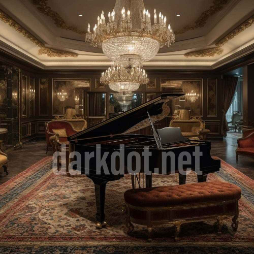 salonda piyano fotografi indir luks villa salonu