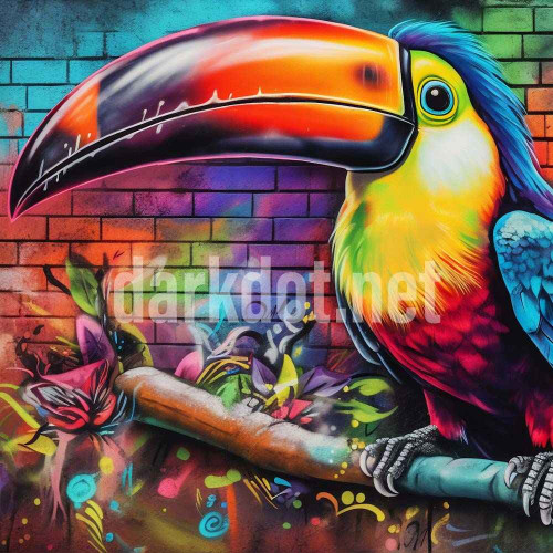 graffiti fotografi indir papagan illustrasyon