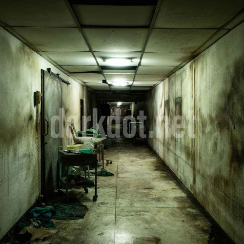 harabe issiz hastane koridor fotografi indir